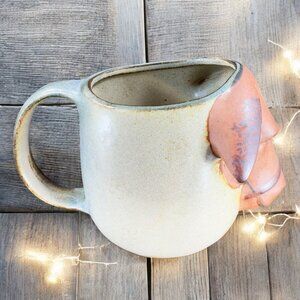 Vintage UCTCI Pottery Coffee Mug Cup Horse Shape Made In Japan 1970s Stoneware